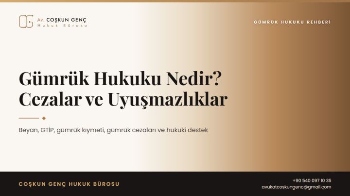 Gümrük Hukuku Nedir? Avukat Desteği Ne Zaman Gereklidir?