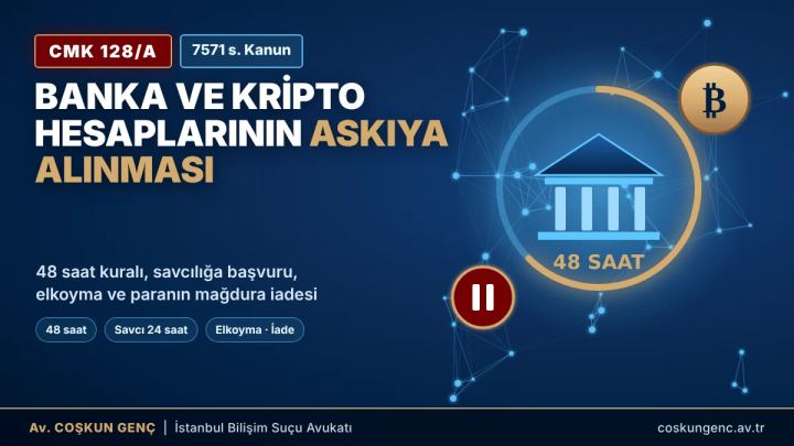 Banka ve Kripto Hesaplarının Askıya Alınması (CMK m. 128/A)